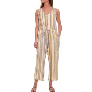 DREW Striped Jumpsuit NWT